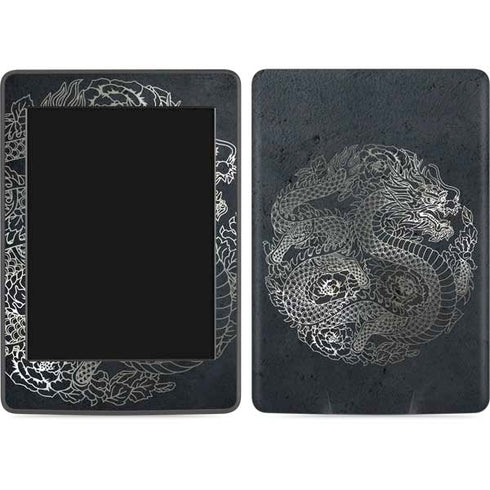 Chinese Black Dragon Amazon Kindle Skin